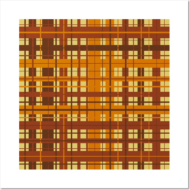 Plaid pattern Wall Art by Gaspar Avila